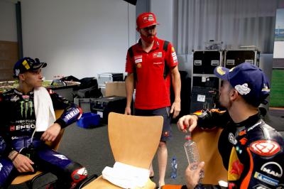 UNSEEN: Oliveira, Quartararo, Miller discuss German GP race