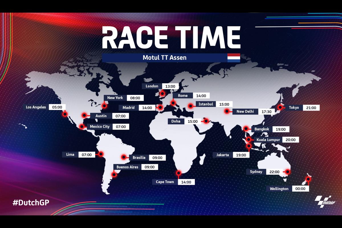 Time schedule Motul TT Assen MotoGP™