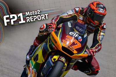 Augusto Fernandez fastest from Red Bull KTM Ajo duo 