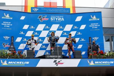 Moto2™: Die Podiumsstimmen nach dem Rennen in der Steiermark