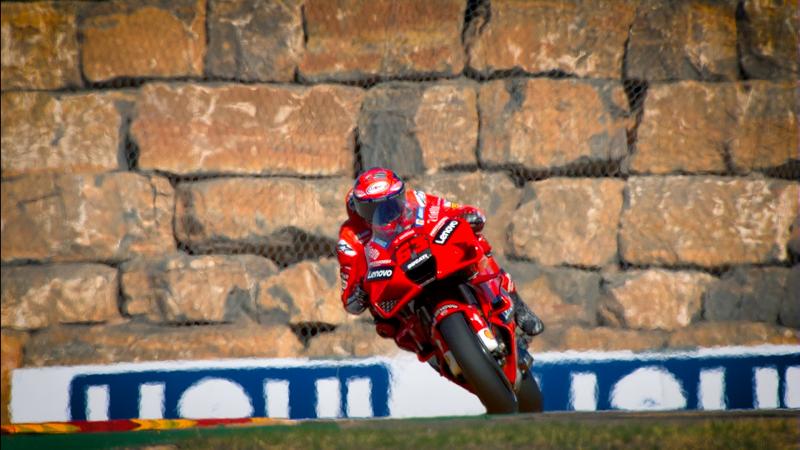 Moto GP - Polesitter Bagnaia es el más rápido en el calentamiento retrasado - Interdeportes 2 2021 coming up 13 ara web live.middle