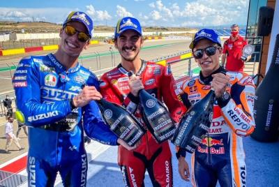 Your #AragonGP podium heroes! 
