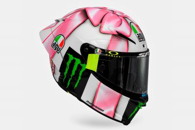 El regalo más esperado: Rossi dedica su casco a su hija