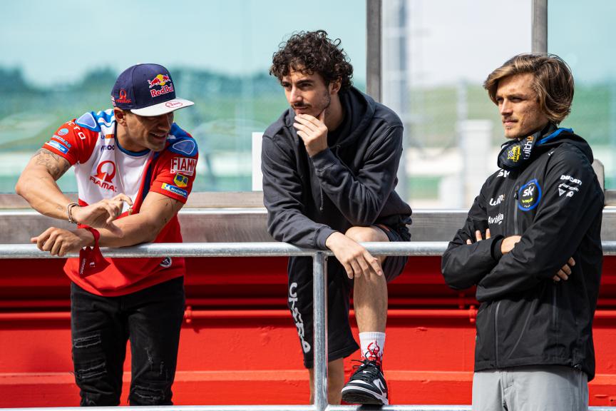 Martin, Bagnaia, Marini, Misano MotoGP™ Official Test