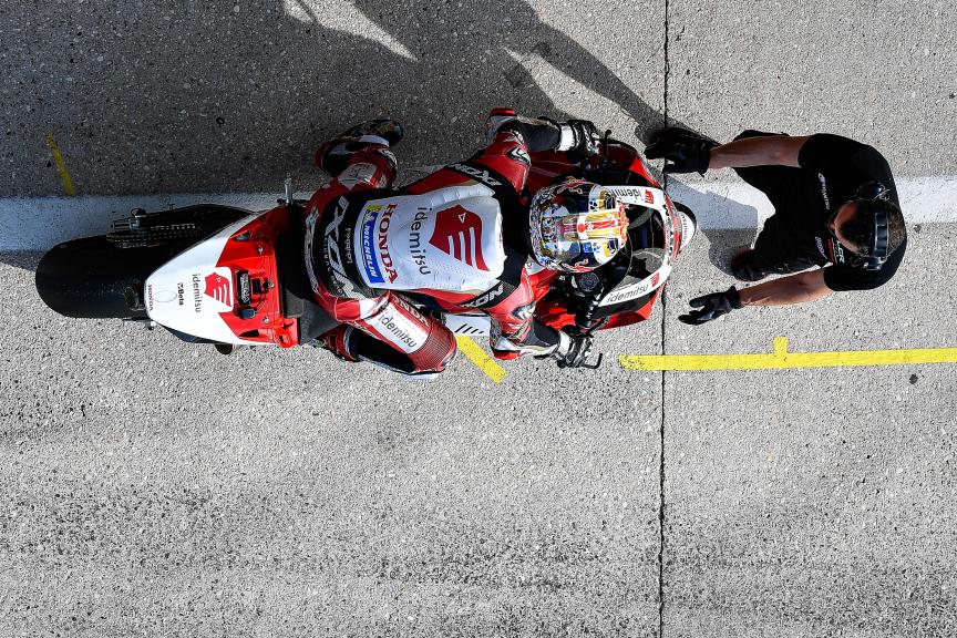 中上貴晶、LCR Honda、ミサノ MotoGP™ 公式テスト