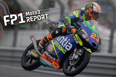 Antonelli fastest in wet opening session 