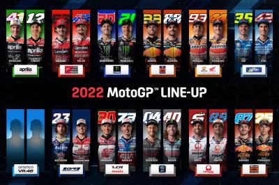 ¿Cómo está la parrilla de MotoGP™ para 2022?