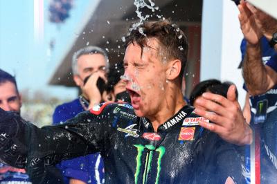 Social media reacts to Quartararo being crowned Champion