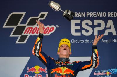 Acosta: La temporada del campeón de Moto3™, en cifras