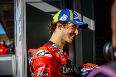 Lode a Bagnaia, gladiatore sulle montagne russe