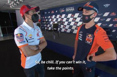 When Marc Marquez met Pedro Acosta for the first time