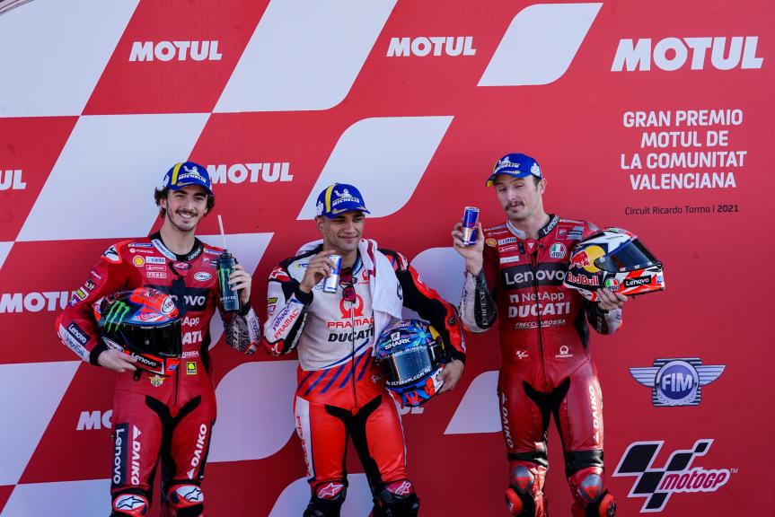 Jack Miller, Francesco Bagnaia, Jorge Martin, Gran Premio Motul de la Comunitat Valenciana
