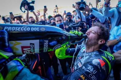 UNMISSABLE: The post-race celebrations from Valentino Rossi