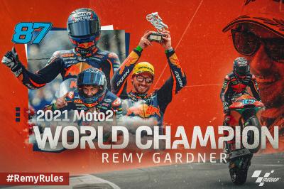 Remy Gardner, your Moto2™ World Champion