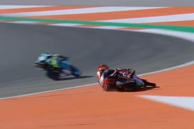 Acosta and Foggia explain costly Moto3™ last lap collision