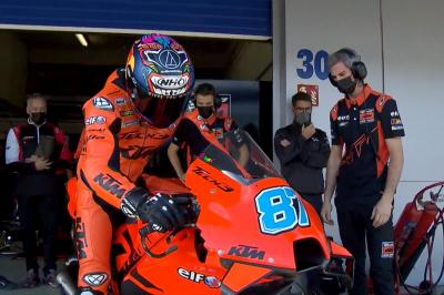 First images of 2022 rookies in action on MotoGP™ machinery