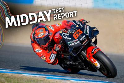 Test de Jerez – Jour 2 : Bagnaia se hisse en tête à 14h