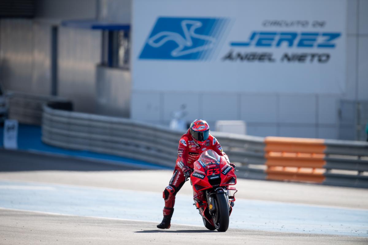 Outside of the Official MotoGP™ Tests, teams can carry out private - cover