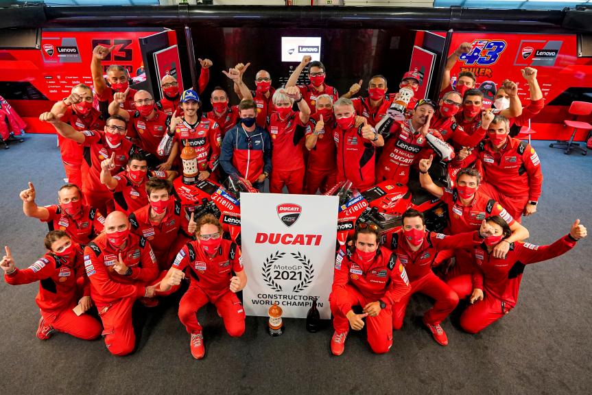 Ducati Lenovo Team_コンストラクターズ ワールドチャンピオン_2021