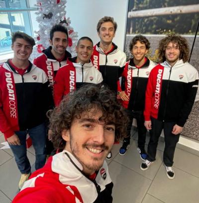 Smiiile! Our Italian @DucatiMotor boys made a quick visit to