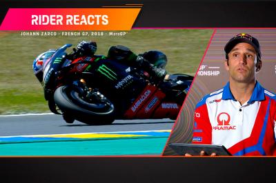 RIDER REACTS: Johann Zarco on his 2018 pole in the French GP