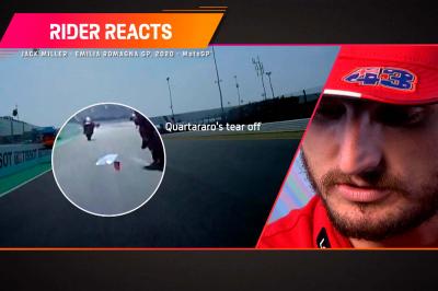 RIDER REACTS: Jack Miller and a freak incident in Misano