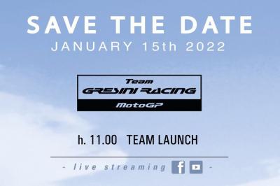 Gresini Racing Team Launch to be shown LIVE on motogp.com