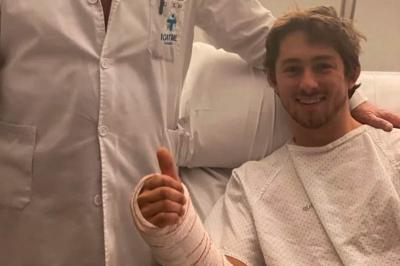 Gardner undergoes surgery after motocross training incident