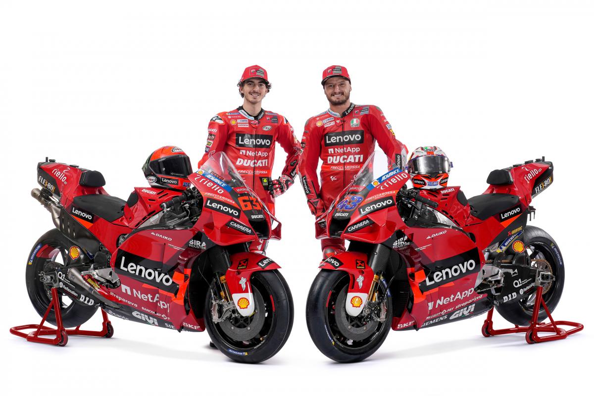 Ducati Lenovo Team officially unveil 2022 bikes | MotoGP™
