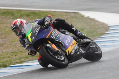 Canepa il migliore nella 2^ giornata di Test MotoE™ bagnata