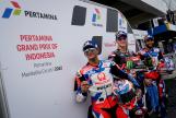 Johann Zarco, Jorge Martin, Fabio Quartararo, Pertamina Grand Prix of Indonesia 