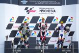 Celestino Vietti, Somkiat Chantra, Aron Canet, Pertamina Grand Prix of Indonesia
