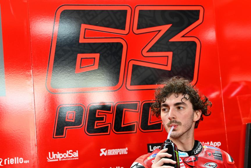 Francesco Bagnaia, equipo Ducati Lenovo, Gran Premio Pertamine de Indonesia 