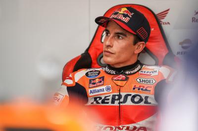 Marc Marquez fa i conti con un nuovo episodio di diplopia 