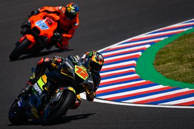 Bezzecchi è in testa nella classifica dei Rookie of the Year