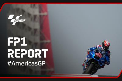 Rins parte alla carica, Marquez scivola ma è in top 5
