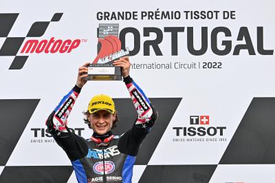 Get the thoughts of Joe Roberts after his debut Moto2™ win