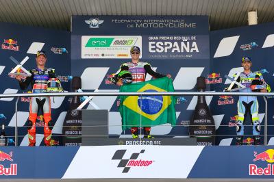 MotoE™: Hear from the top 3 from Race 1