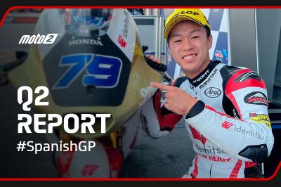 Ogura gets his first Moto2™ pole in ultra-tight Q2 session