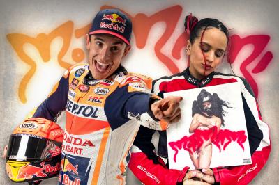 Las mil caras de Márquez: Rossi, Pedrosa, Nadal y… ¡Rosalía!