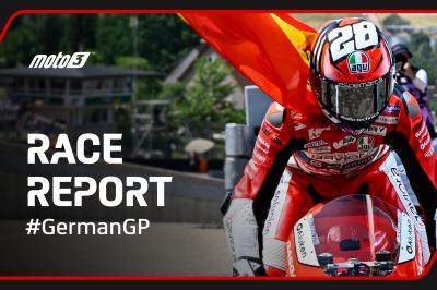 Moto3™ : Victoire écrasante de Guevara au Sachsenring