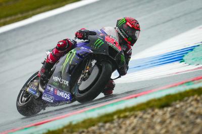 Quartararo: Normally I struggle in the wet but not today!