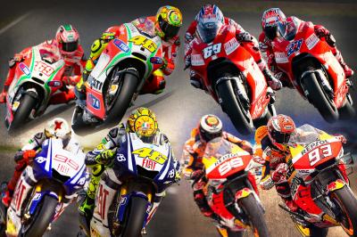 Wer sind die bisherigen MotoGP™-Meisterschaftspaarungen?
