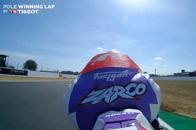 Watch Zarco set the fastest ever MotoGP™ lap of Silverstone