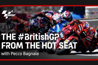 The 2022 #BritishGP from the hot seat with Pecco Bagnaia