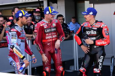 Ducati and Aprilia hand Italy a historic top five lockout