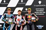 Ai Ogura, Alonso Lopez, Augusto Fernandez, CryptoDATA Motorrad Grand Prix von Österreich