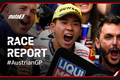 Moto3™ : Sasaki vainqueur en Autriche… malgré deux Long Laps