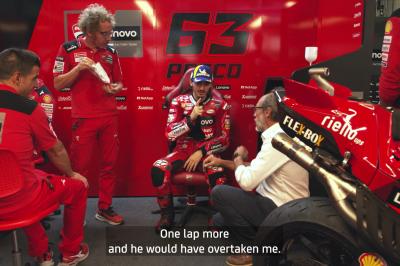 UNSEEN: "One more lap and Fabio would have overtaken me"