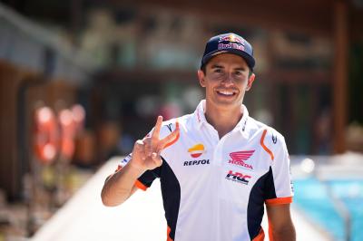 Marc Marquez intending to ride at the Misano Test